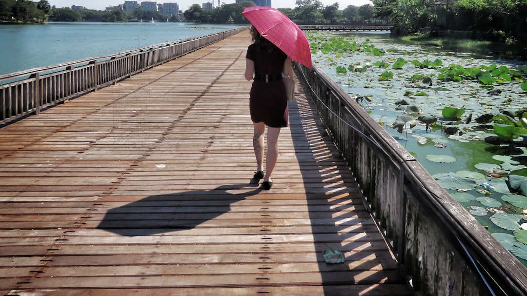 Stay Dry in Style with a Purple Leaf Umbrella